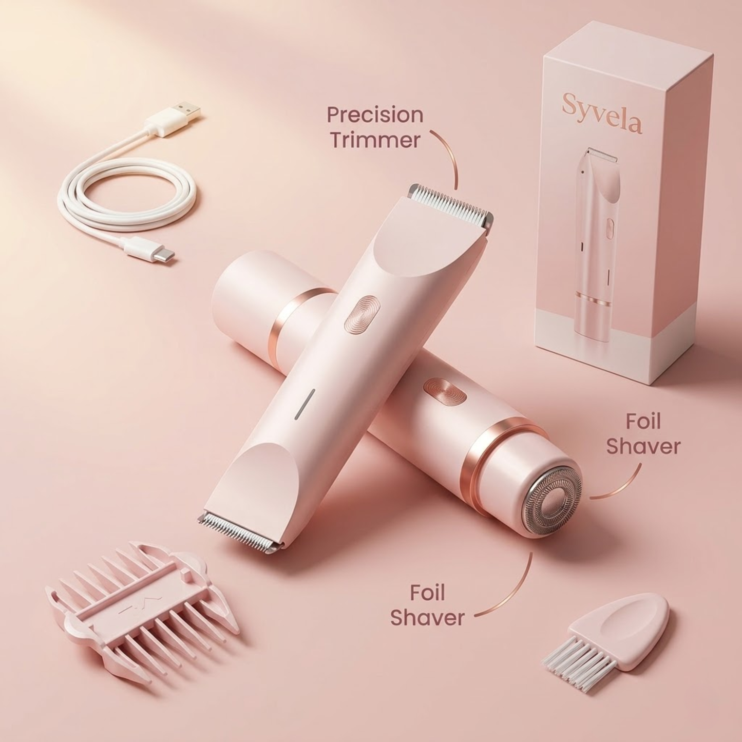 Bare Extra Attachment Head (round head  + flat head)